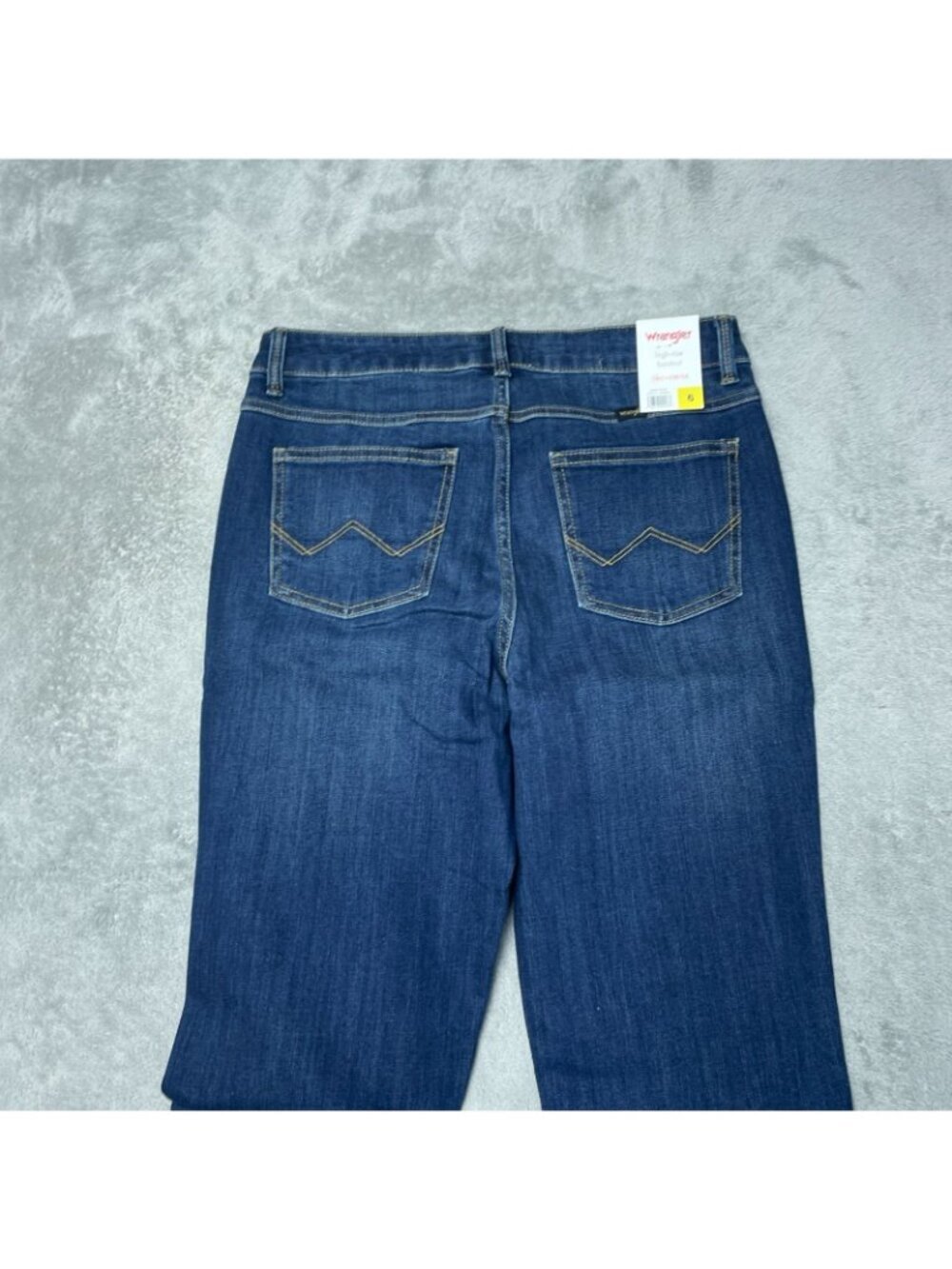 NWT Wrangler Women's 6/28 High-Rise Bootcut Jeans Dark Blue G2235 - Picture 14 of 15